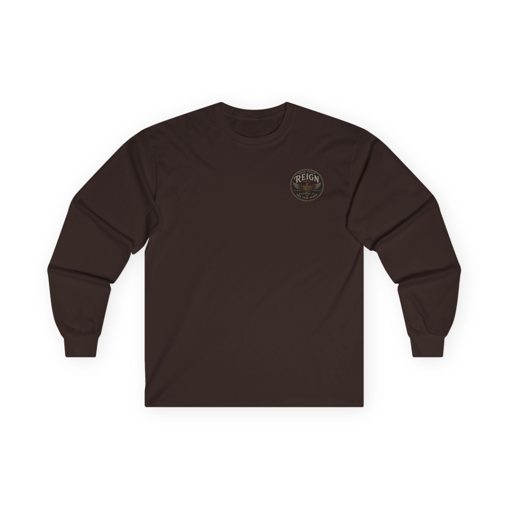 Long Sleeve Tee — Reign Moto Crest Graphic