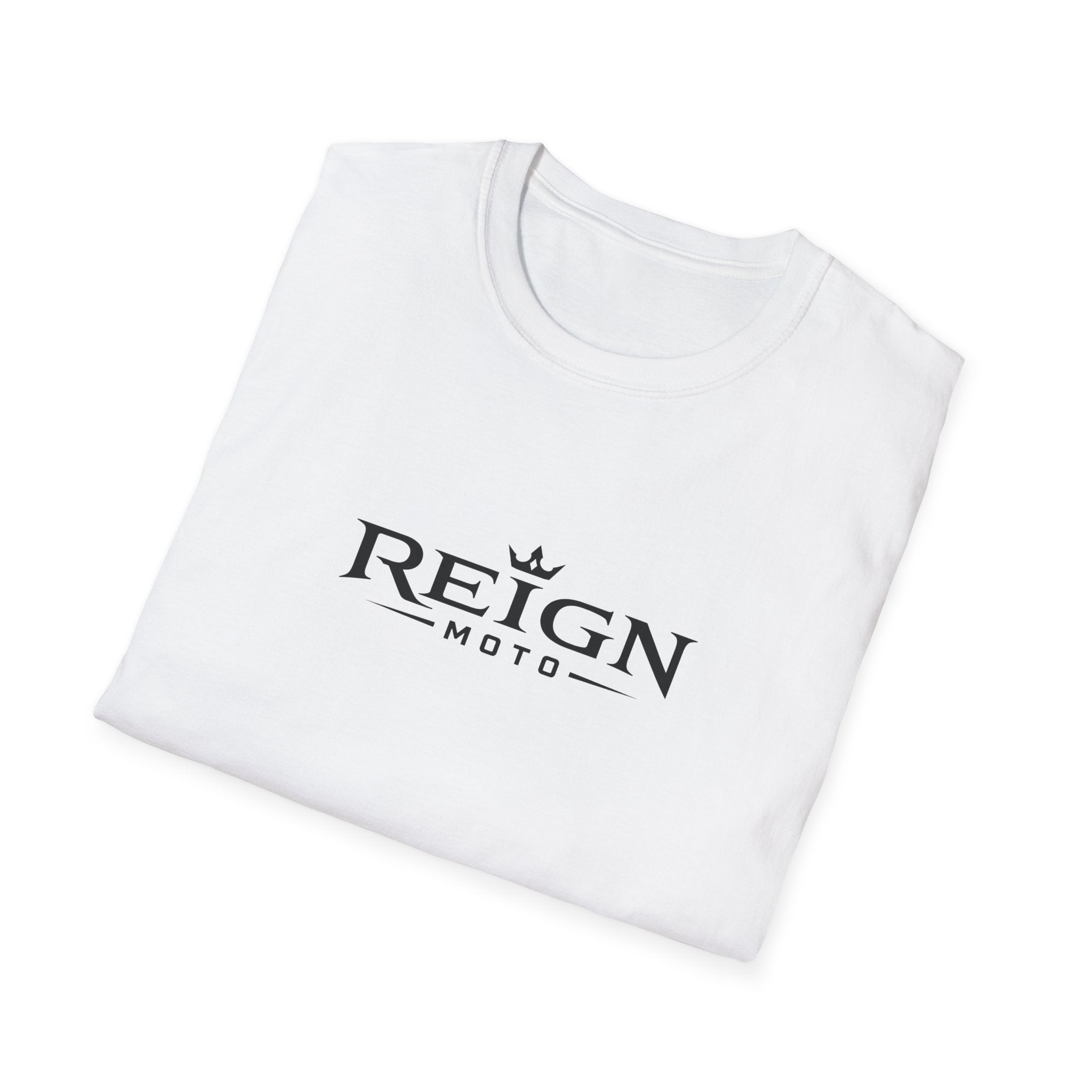 Reign Moto T‑Shirt — Crown Logo Motorcycle Tee