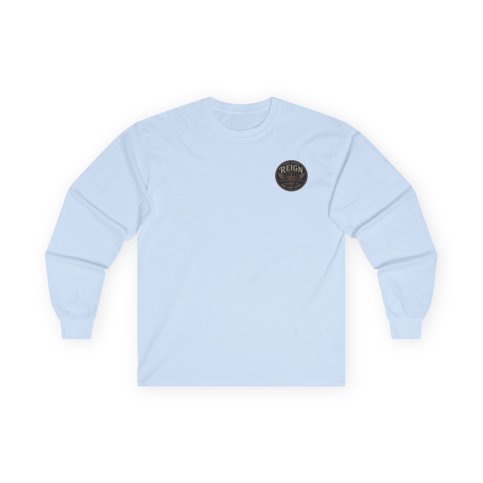 Long Sleeve Tee — Reign Moto Crest Graphic
