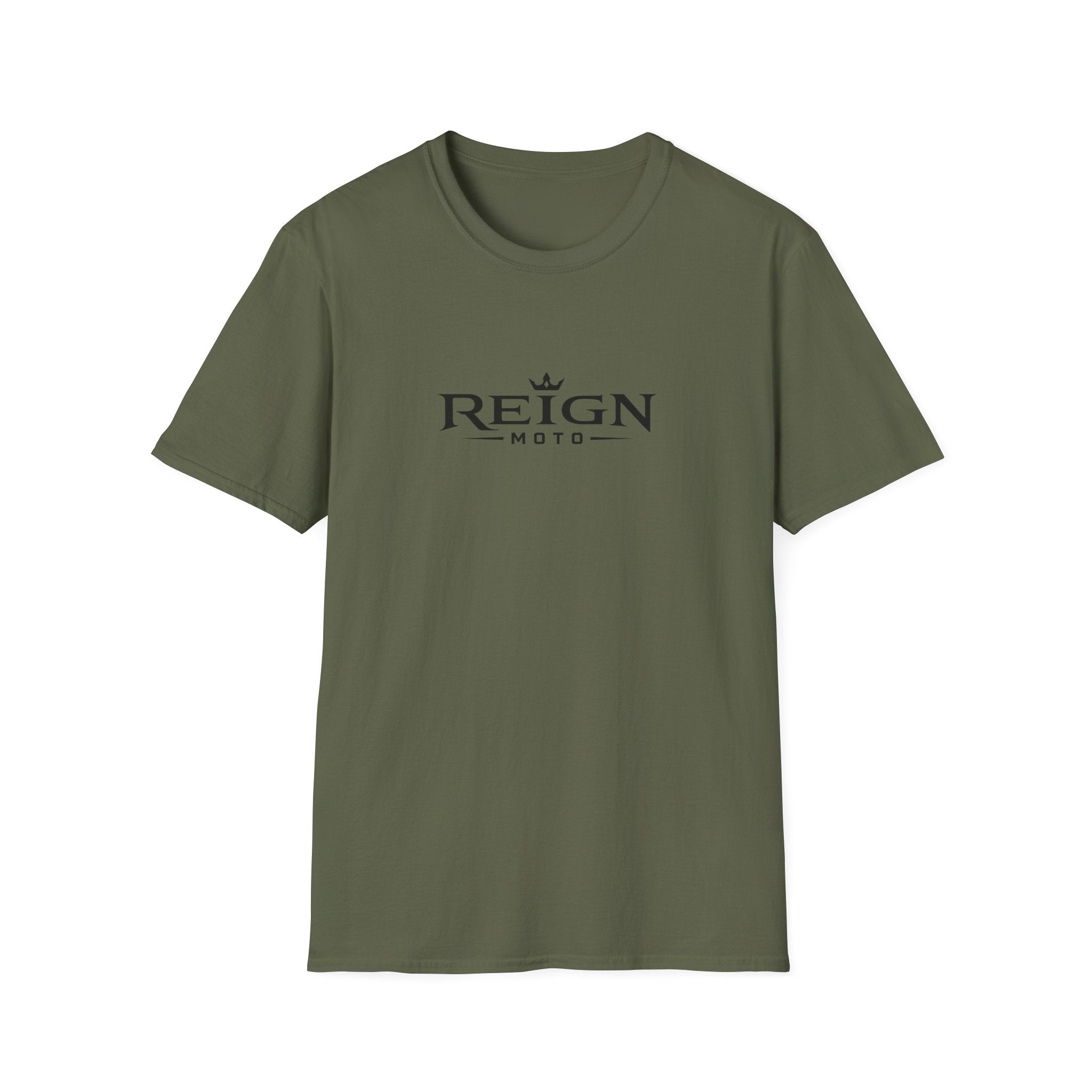 Reign Moto T‑Shirt — Crown Logo Motorcycle Tee