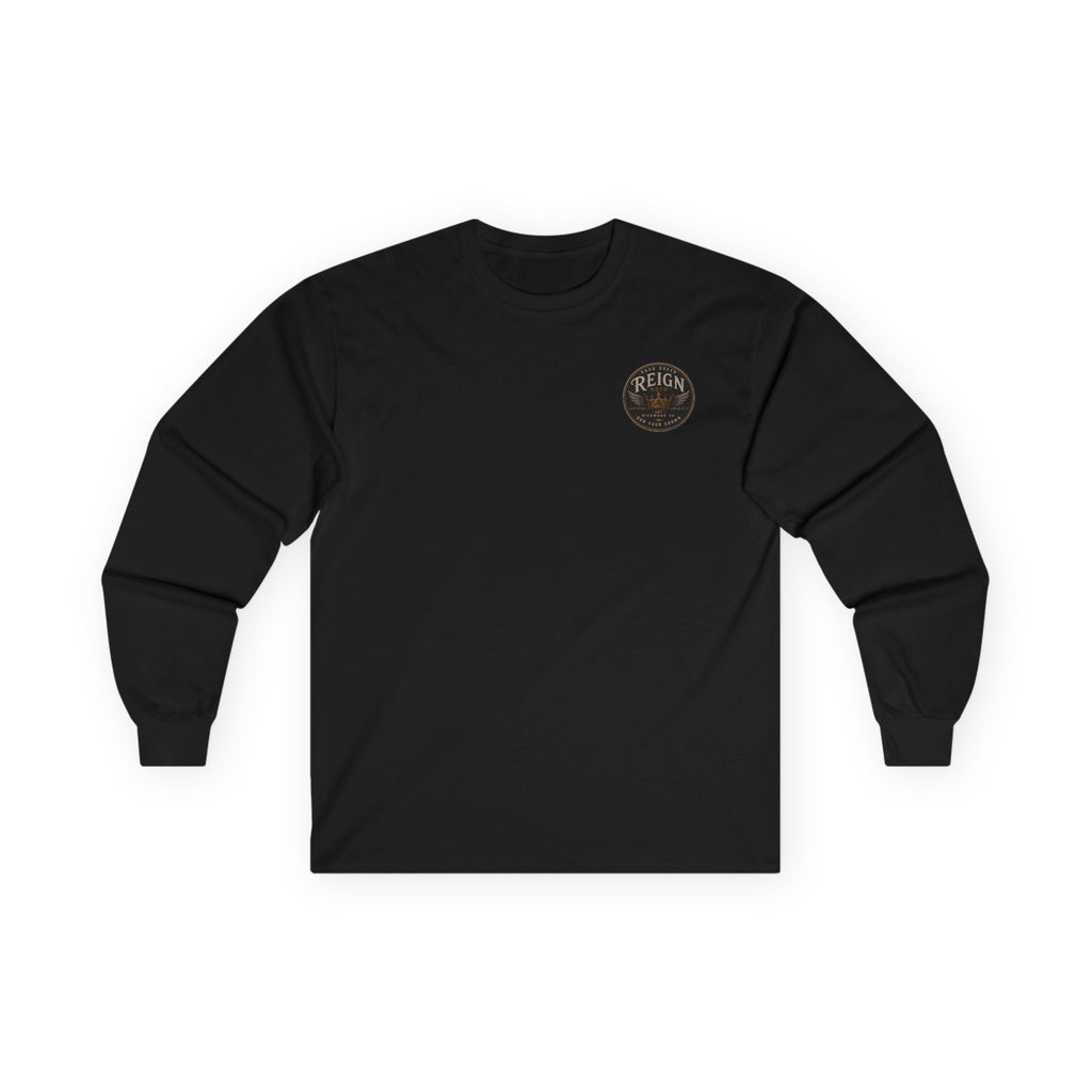 Long Sleeve Tee — Reign Moto Crest Graphic