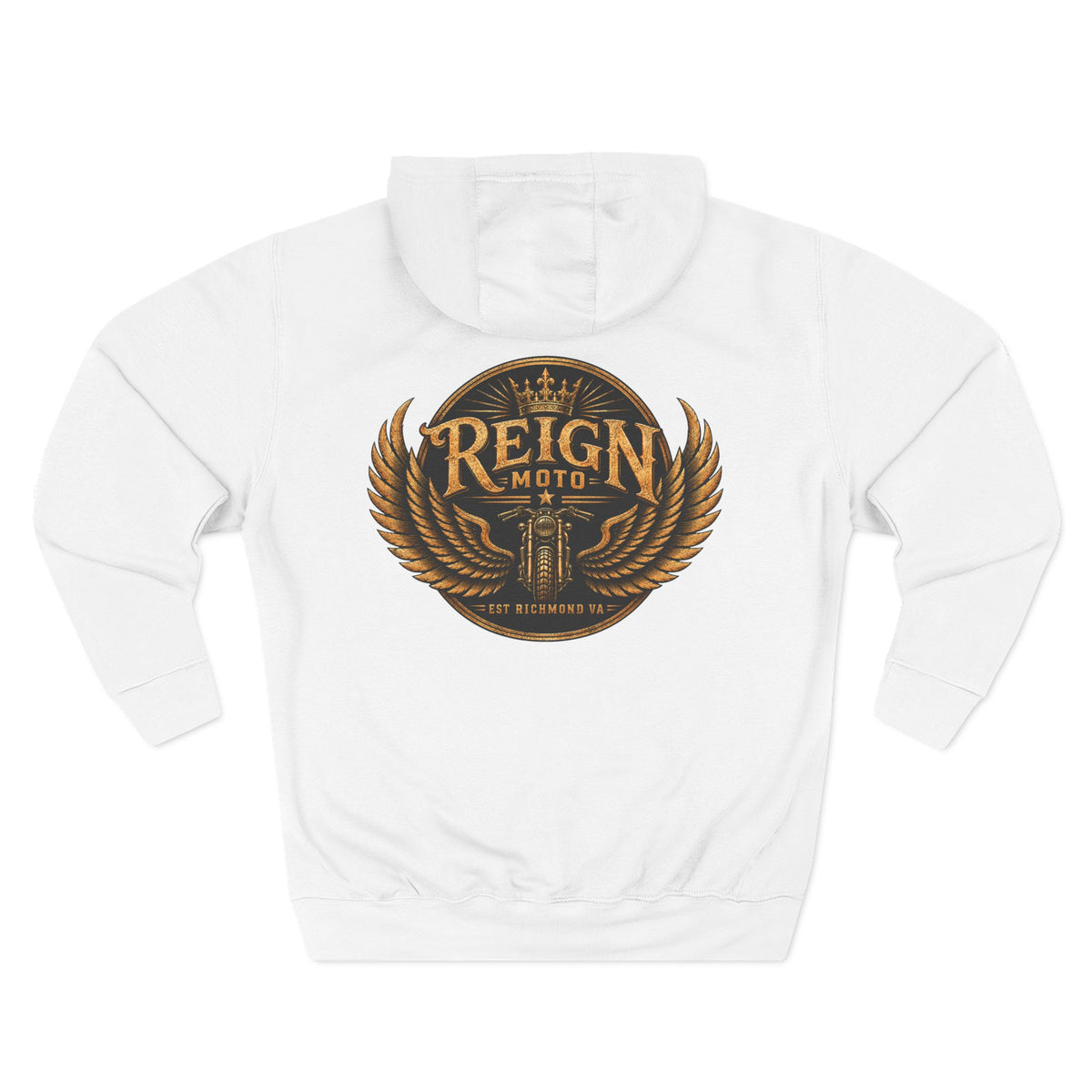 Reign Moto Vintage Crest Hoodie — Motorcycle Club Streetwear