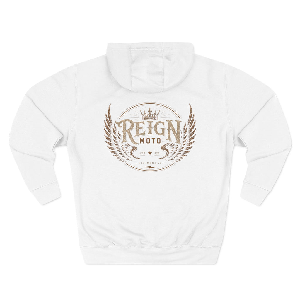Reign Moto Vintage Crest Hoodie — Motorcycle Club Streetwear