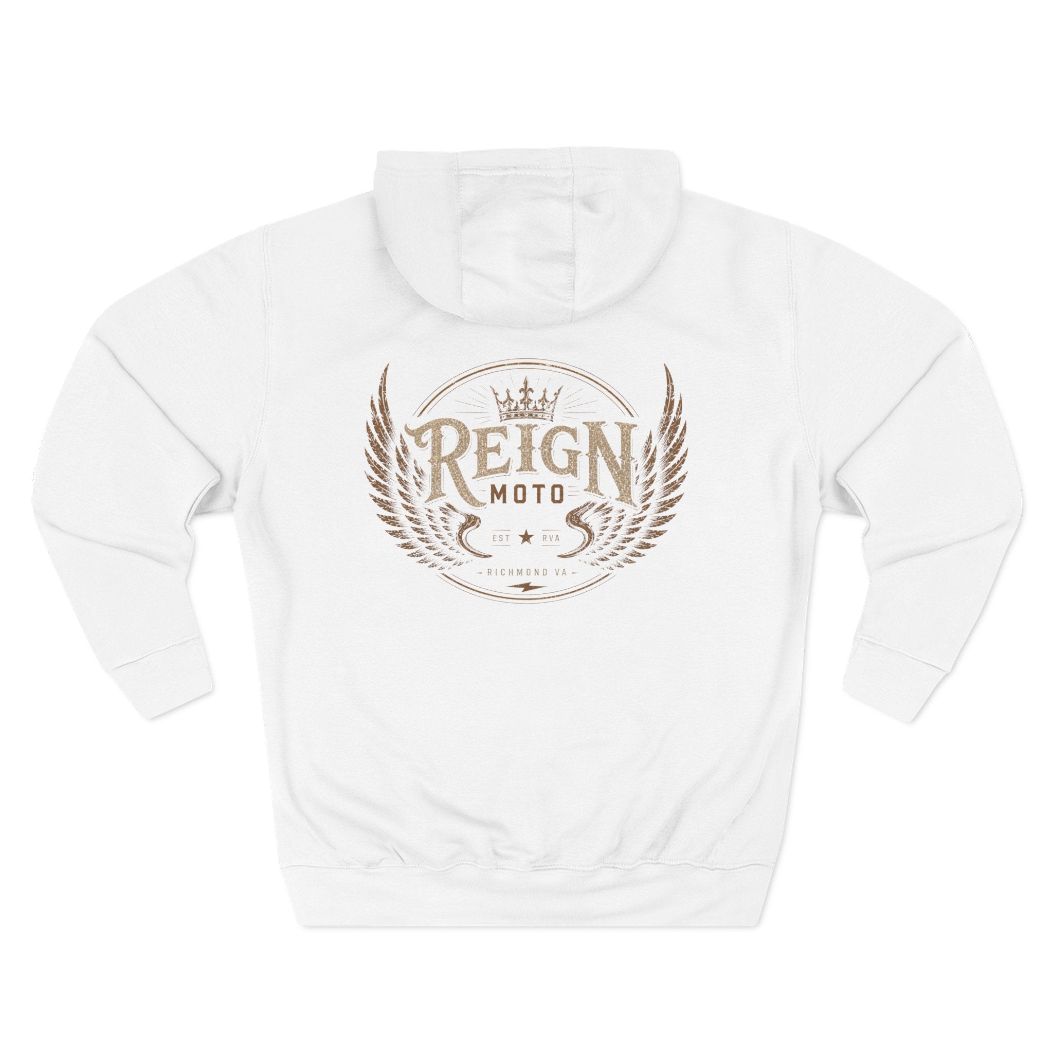 Reign Moto Vintage Crest Hoodie — Motorcycle Club Streetwear
