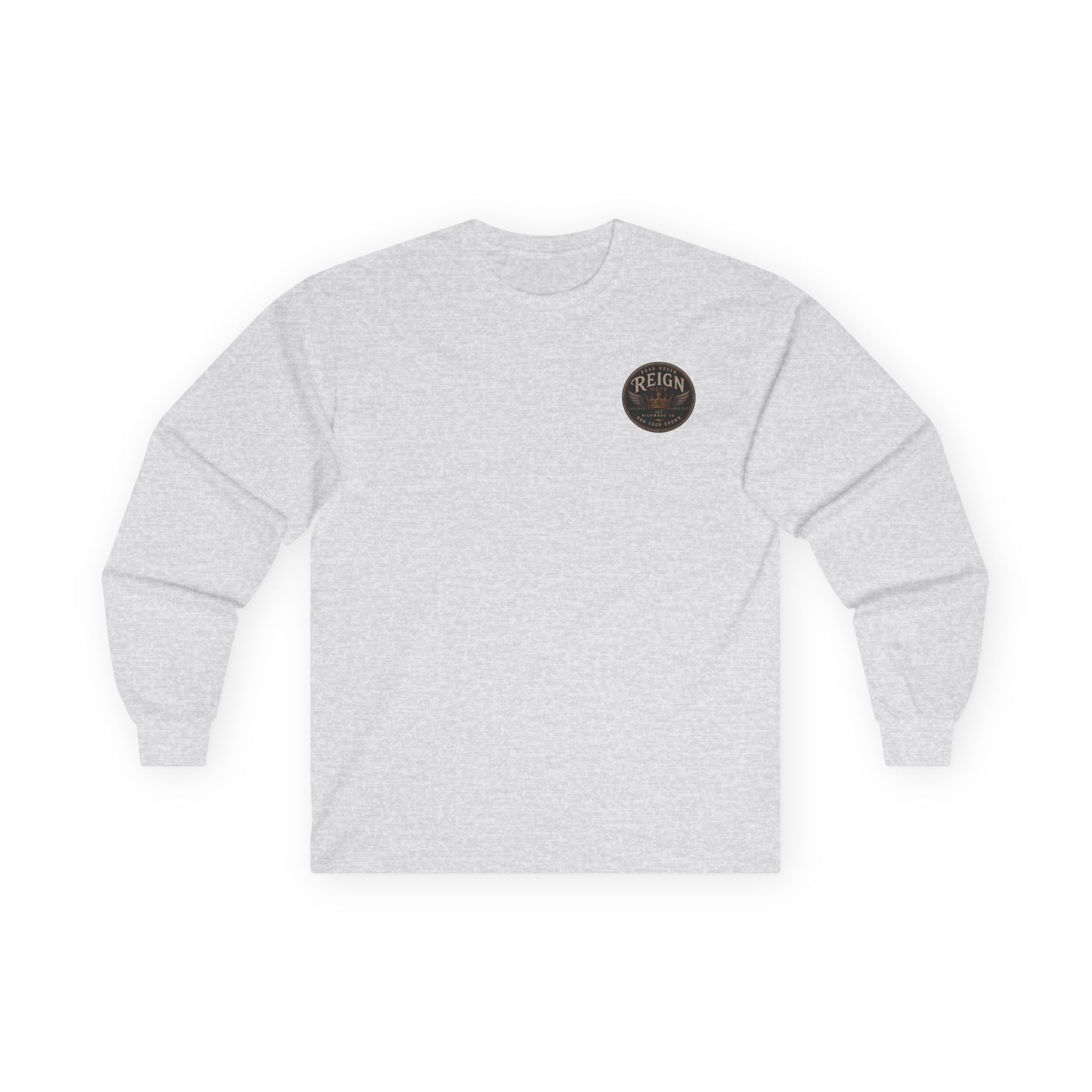 Long Sleeve Tee — Reign Moto Crest Graphic