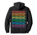 Lgbt Gay Lesbian Rainbow Pride Parade Hoodie - Minimalist Print for Adults