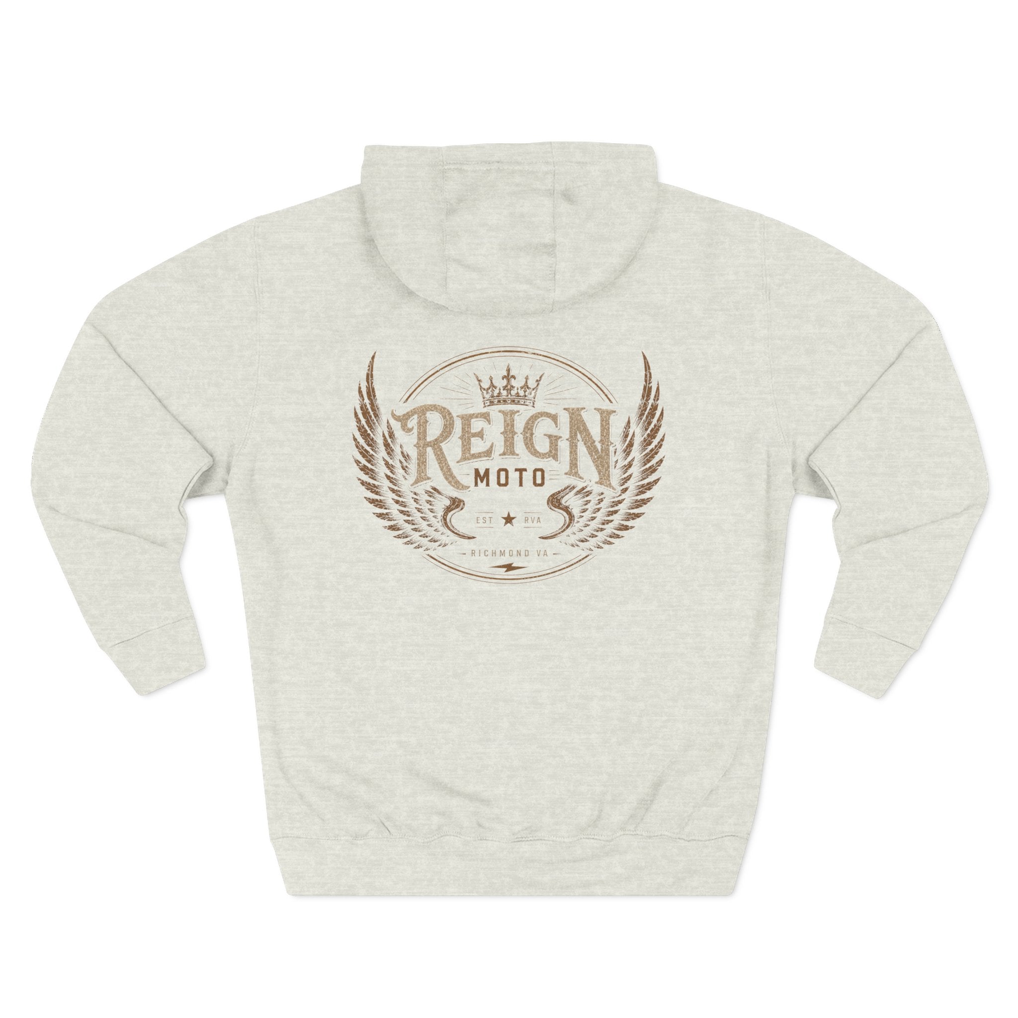 Reign Moto Vintage Crest Hoodie — Motorcycle Club Streetwear