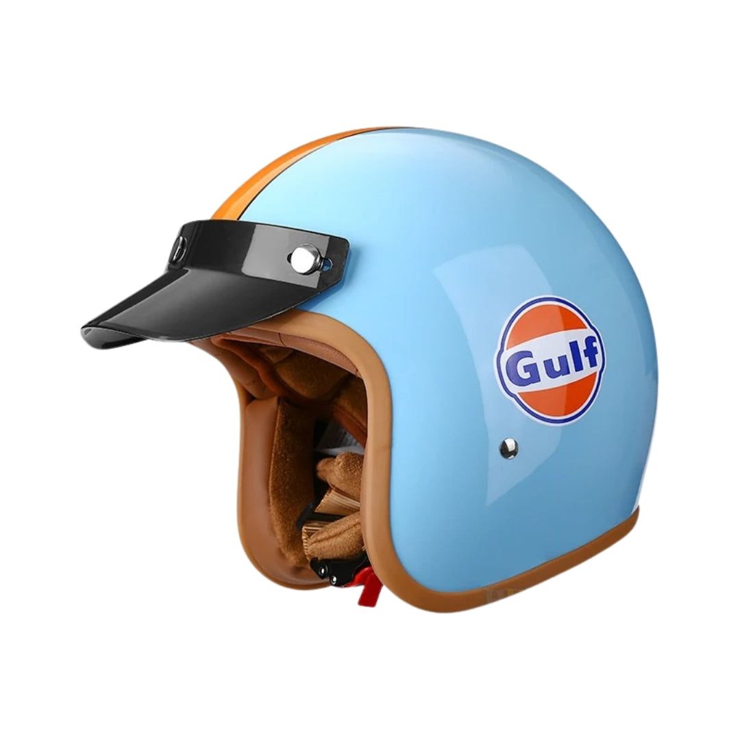 The Street Queen - Vintage Open Face Helmet - DOT & ECE Approved
