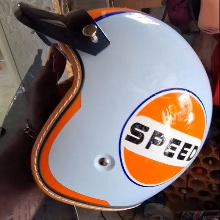 The Street Queen - Vintage Open Face Helmet - DOT & ECE Approved