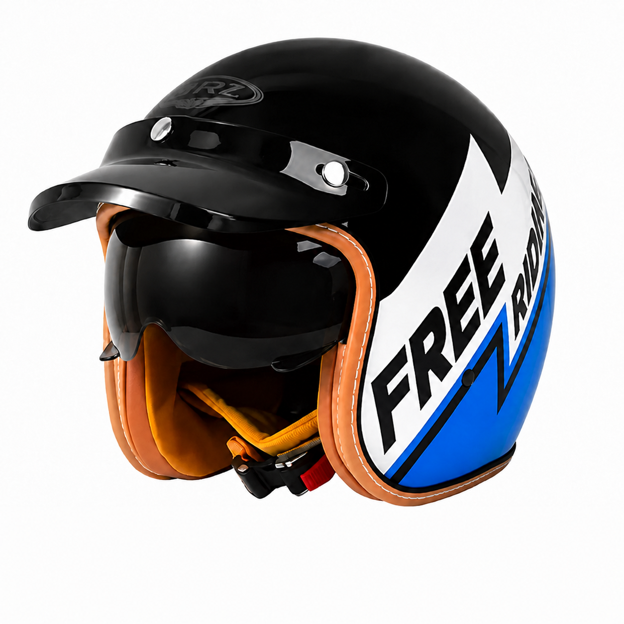 The Street Queen - Vintage Open Face Helmet - DOT & ECE Approved