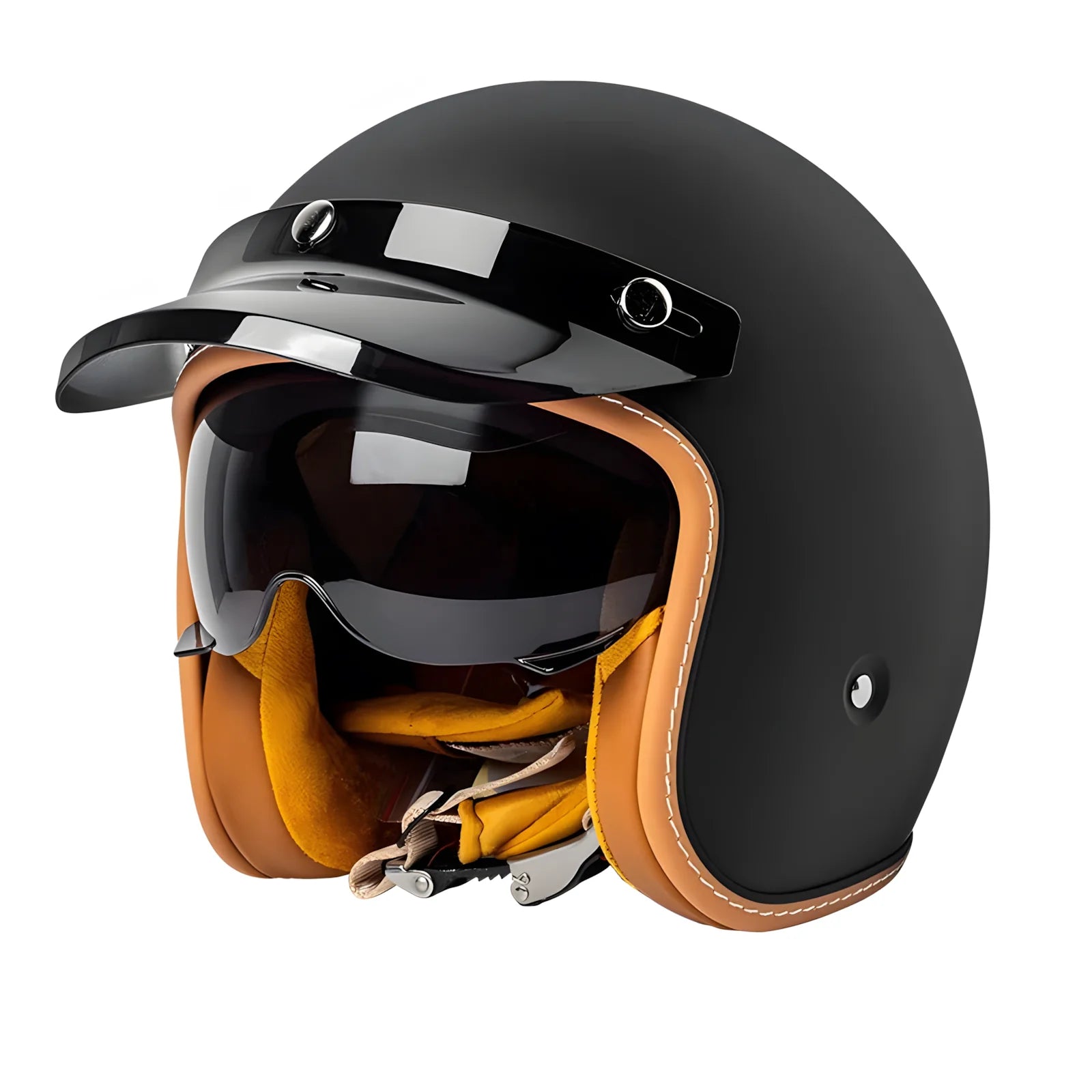 The Street Queen - Vintage Open Face Helmet - DOT & ECE Approved