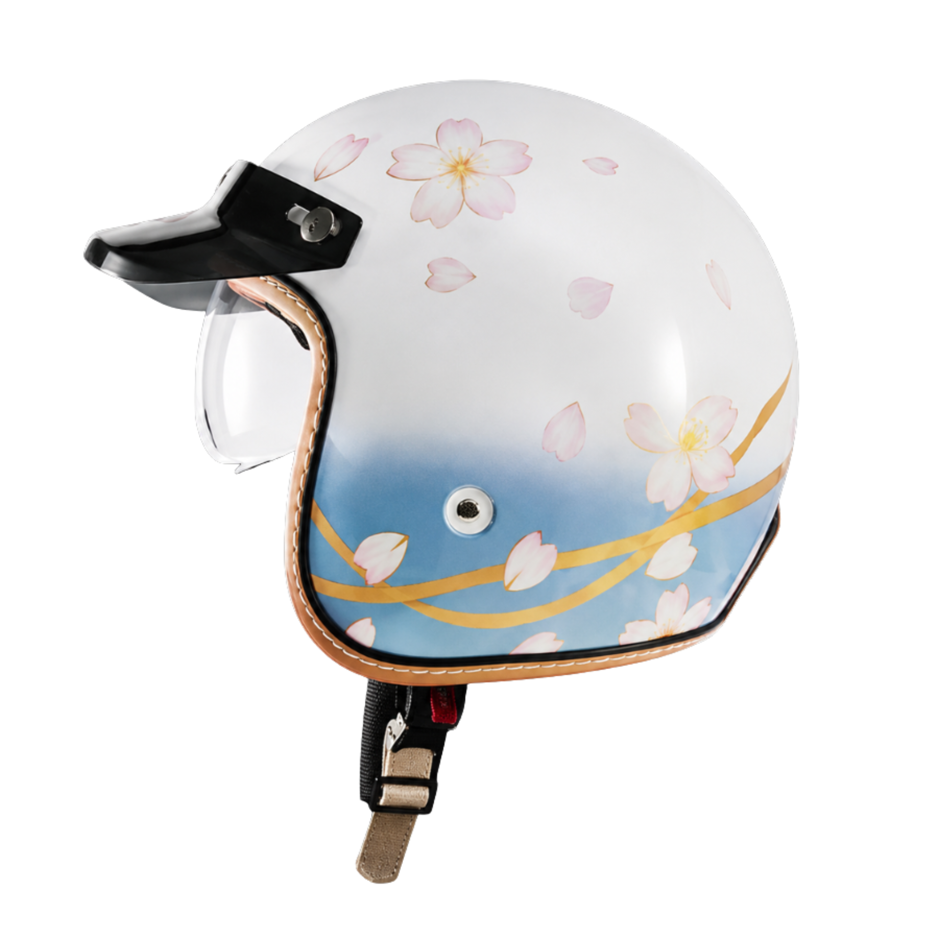 The Street Queen - Vintage Open Face Helmet - DOT & ECE Approved