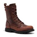 ROCKROOSTER Mantua 8 inch Zip-sided Soft Toe Lug Sole Work Boots SAP130