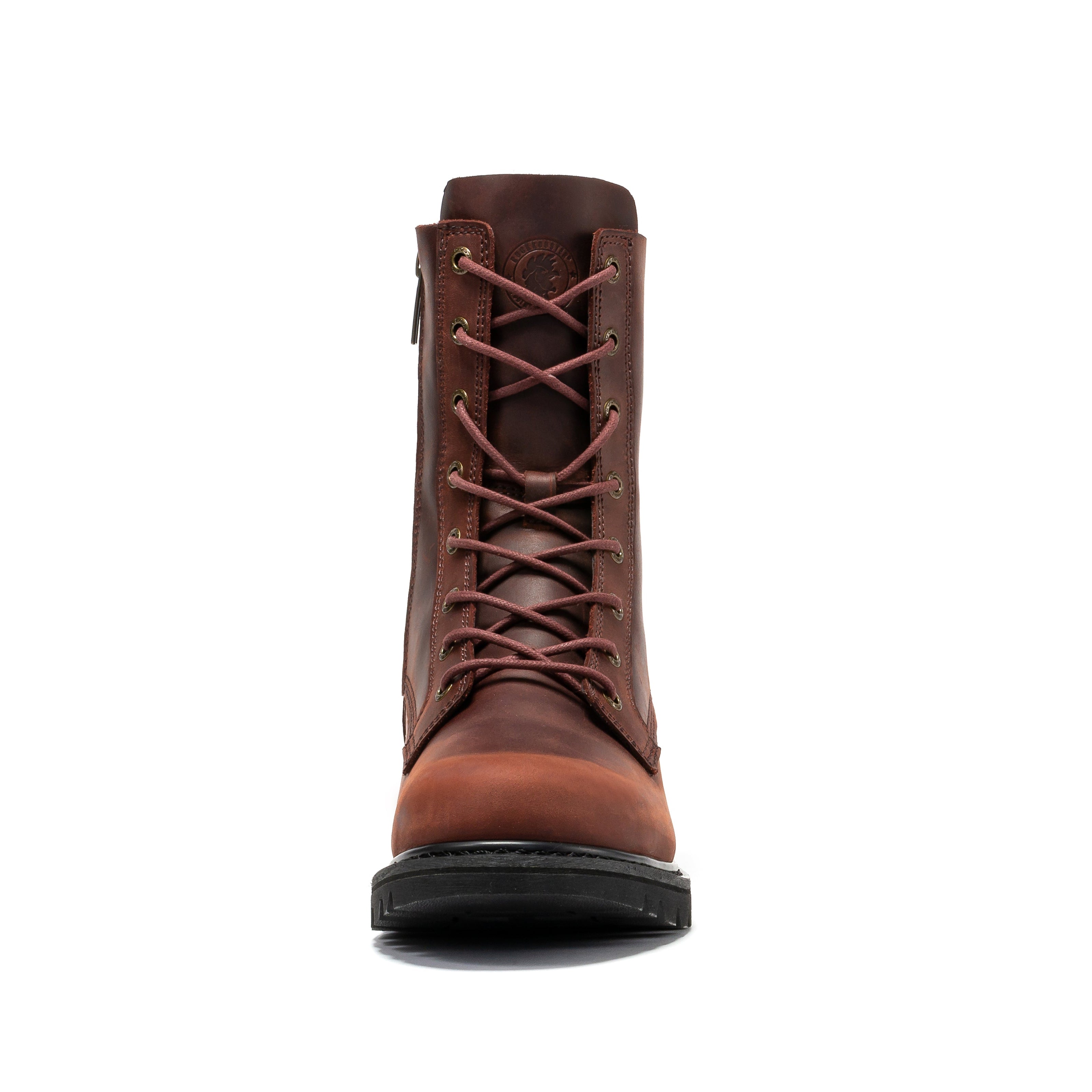 ROCKROOSTER Mantua 8 inch Zip-sided Soft Toe Lug Sole Work Boots SAP130