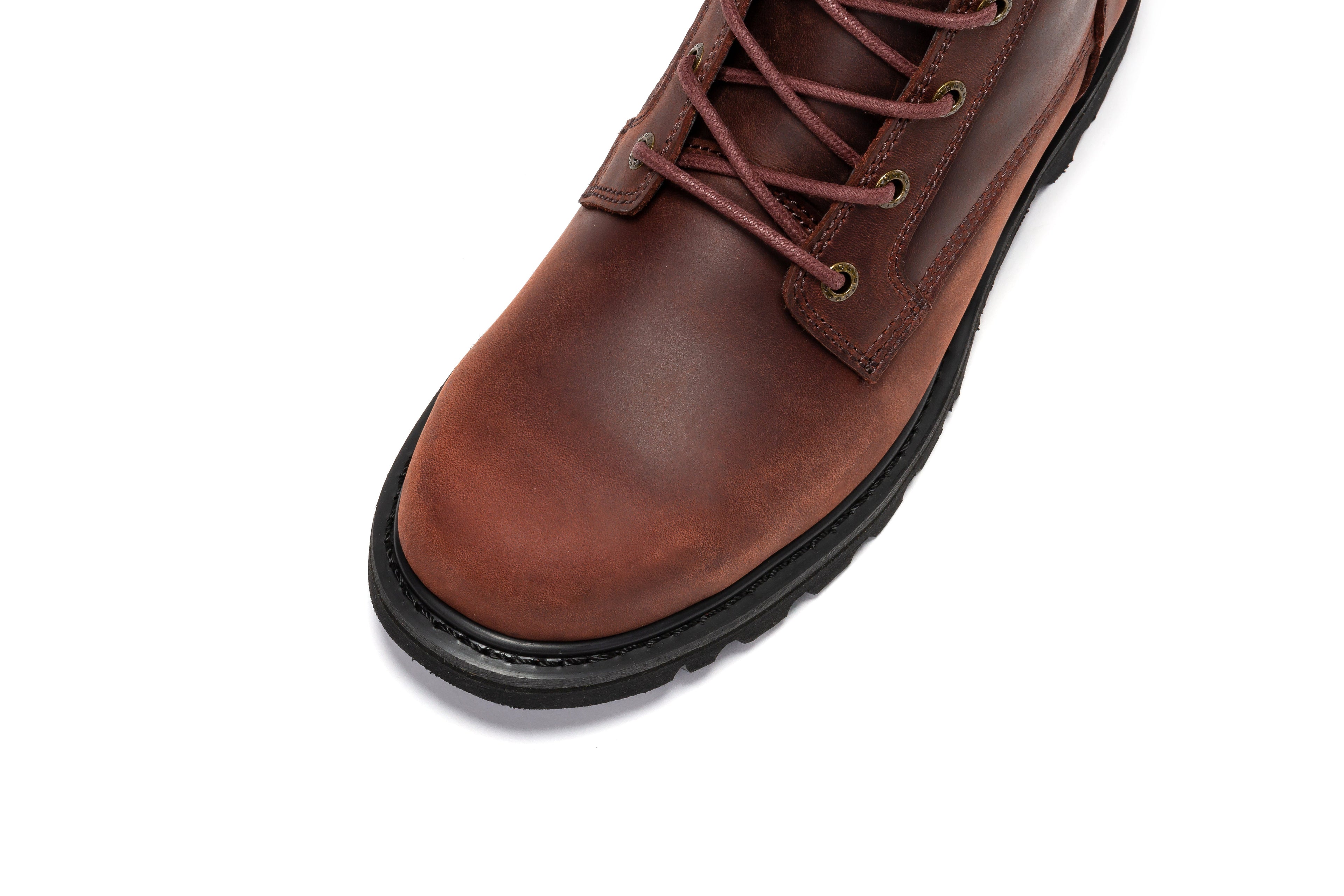 ROCKROOSTER Mantua 8 inch Zip-sided Soft Toe Lug Sole Work Boots SAP130