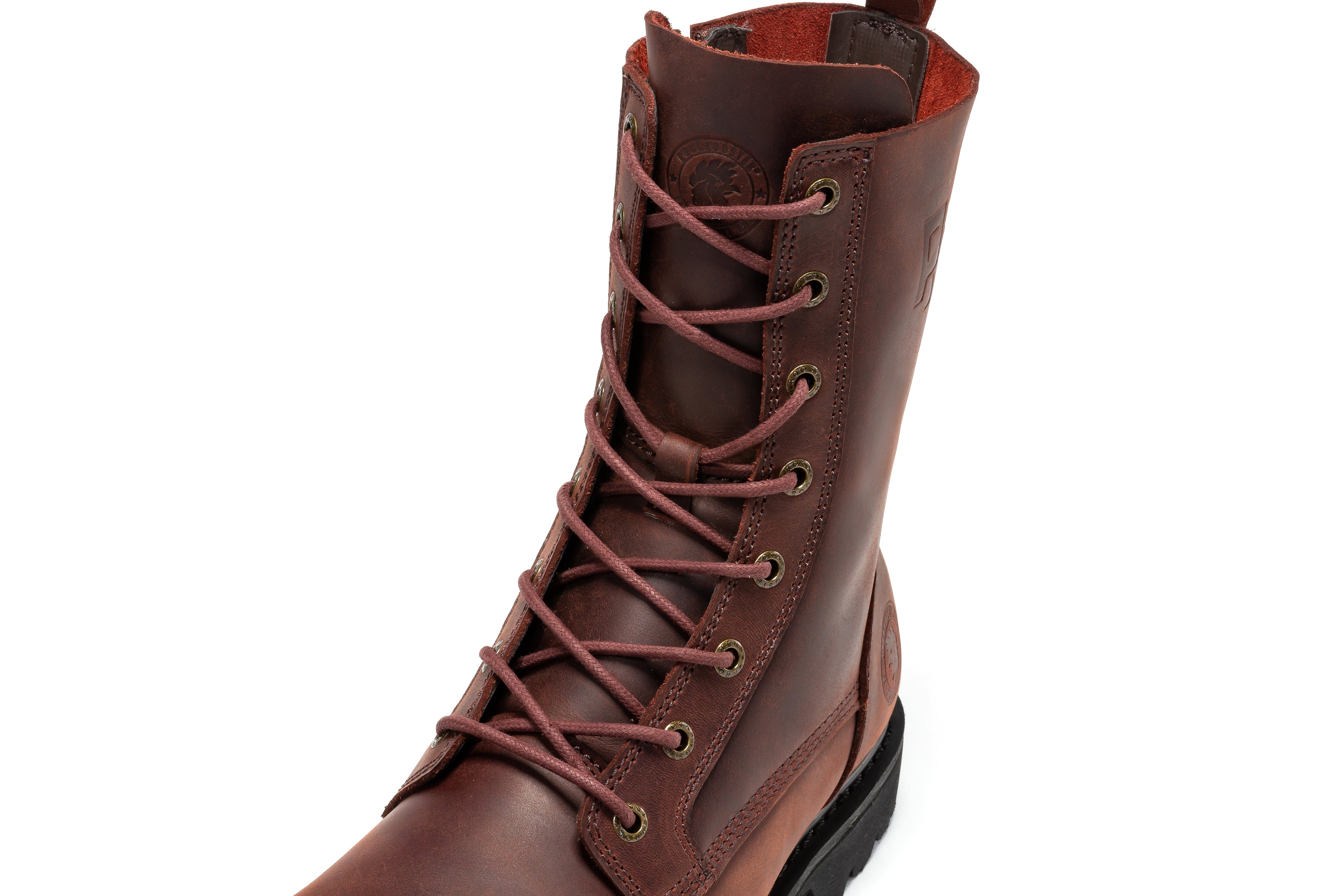 ROCKROOSTER Mantua 8 inch Zip-sided Soft Toe Lug Sole Work Boots SAP130