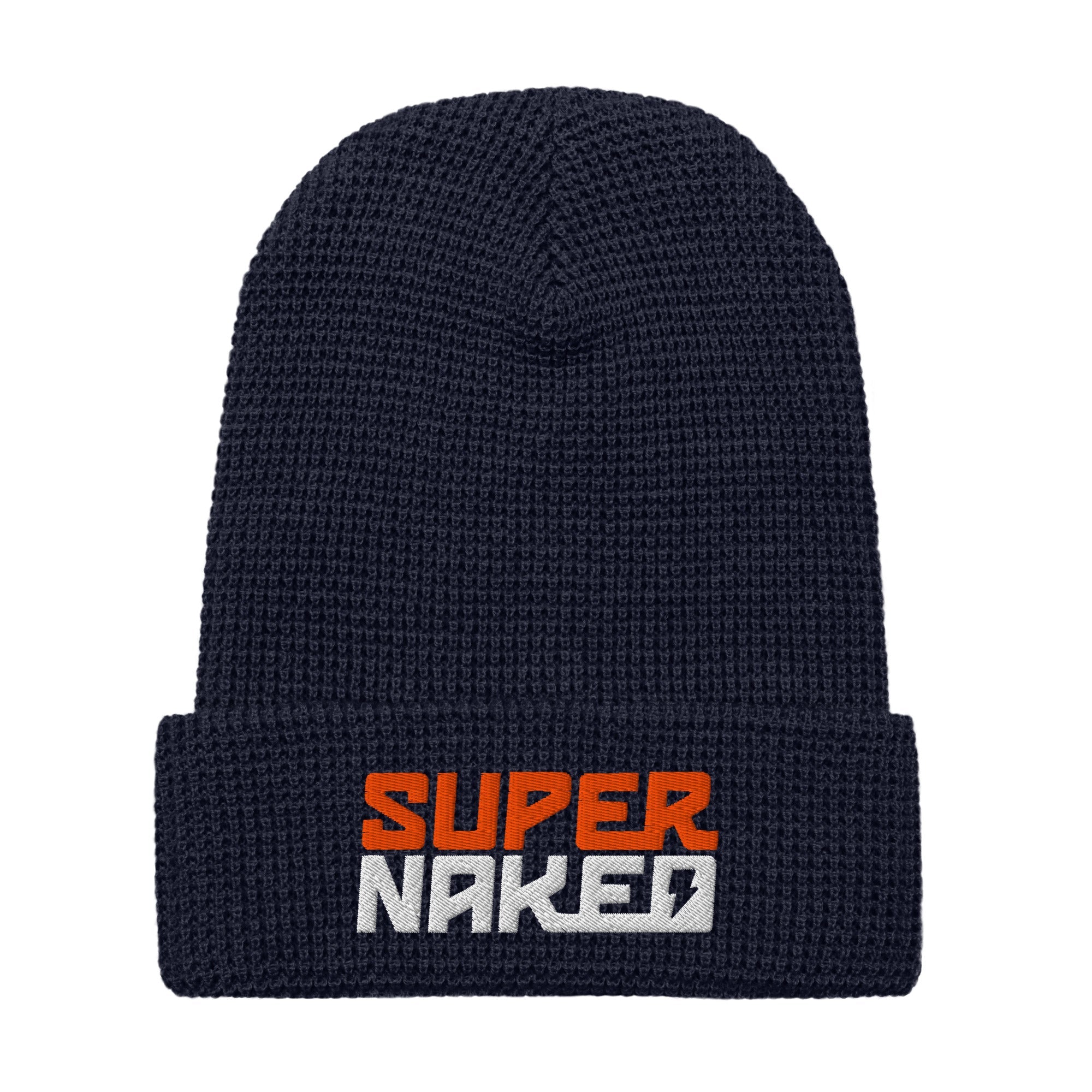 SUPERNAKED Stacked Knit Waffle Beanie